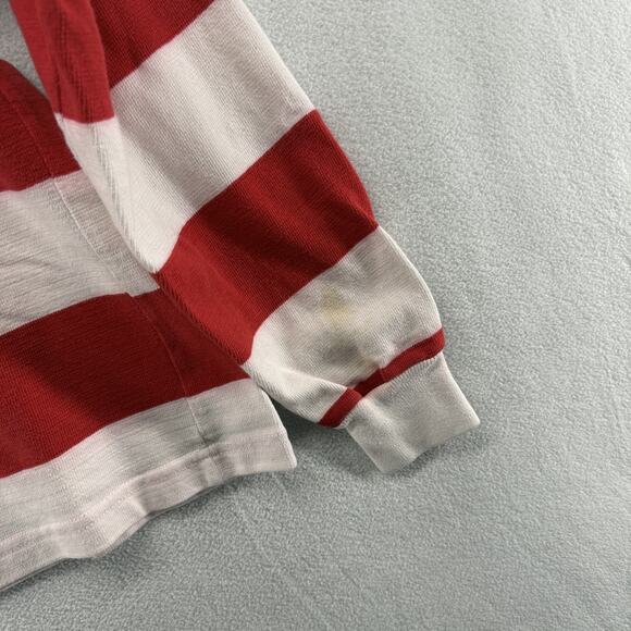 Vintage Barcelona Olympics Rugby Shirt mens Large Red White Blue Embroidered 90s - Picture 13 of 16